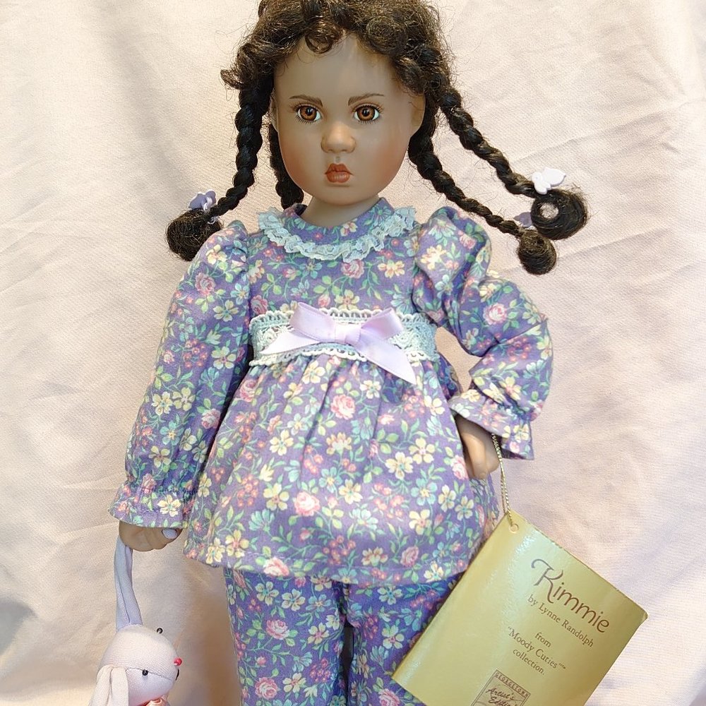 Porcelain Doll Moody Cuties Pastel Pajamas Kimmie Randolph African
